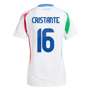 Italien Bryan Cristante #16 Bortatröja Kvinnor EM 2024 Kortärmad